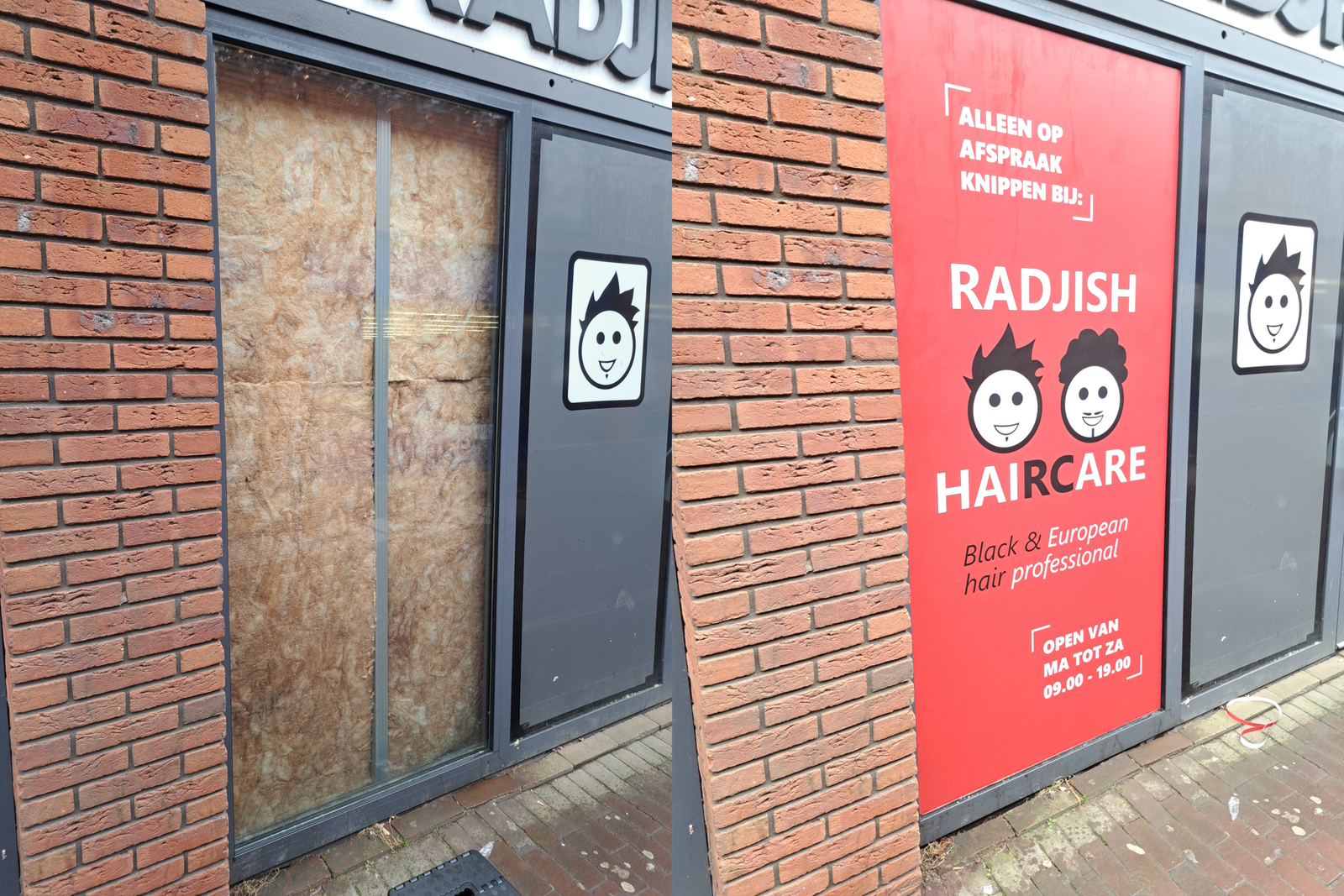 Raamsticker van Rjadish Haircare